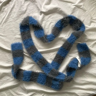 Fluffy Border Scarf