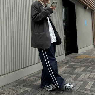 Spring Nylon Bicolor Pants