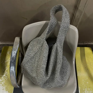Boucle Texture Shoulder Bag