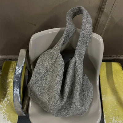 Boucle Texture Shoulder Bag