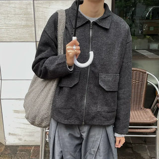 Two-pocket zip jacket