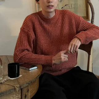 (Unisex) Round Openwork Knit