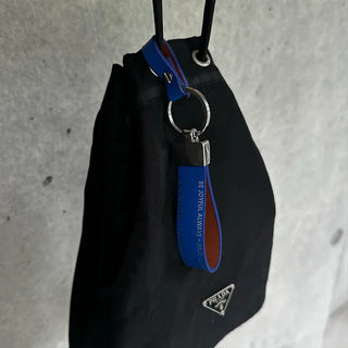 Lettering Leather Keyring