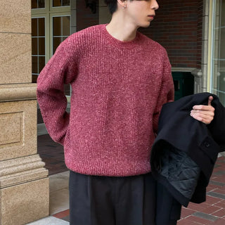 (Unisex) Blurred Round Knit