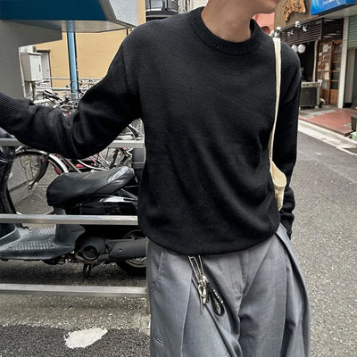 (Unisex) Daily Round Neck Knit