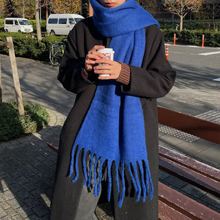 Basic Tassel Scarf