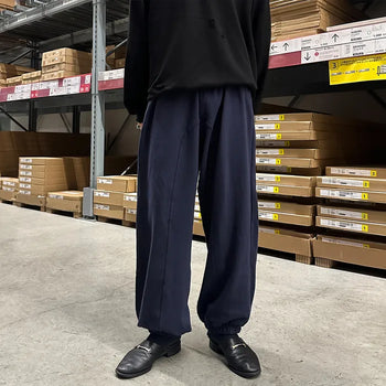 (Unisex) Baggy Overstitch Sweatpants