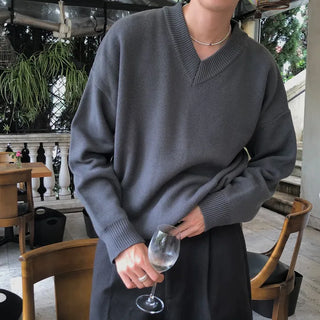 Basic V-neck knit