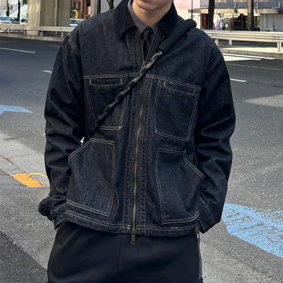 Walk Double Zip Denim Jacket