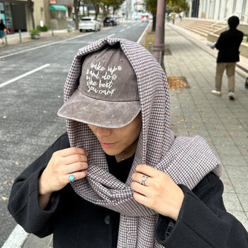 Hand-written ball cap