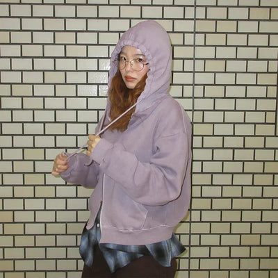 Pigmented Double Zip Hoodie