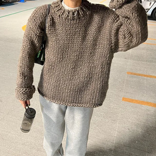 Handmade round knit