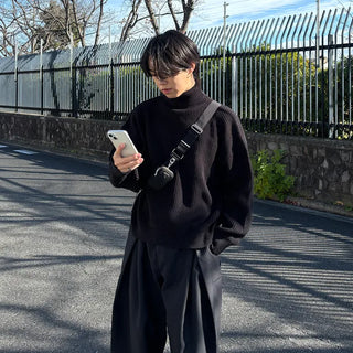 (Unisex) Heavy Warmer Turtleneck Knit