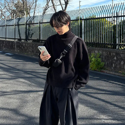 (Unisex) Heavy Warmer Turtleneck Knit
