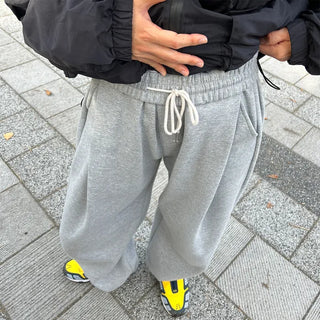 (Unisex) Pintuck Cotton Sweatpants