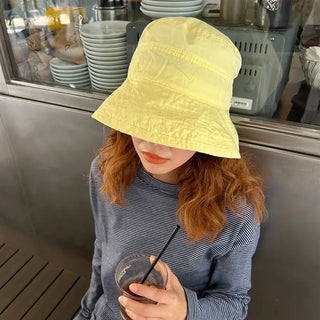 Colored bucket hat