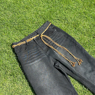 Ethnic strap belt