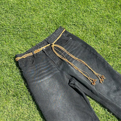 Ethnic strap belt