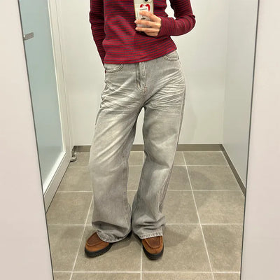 Smoky Wide Denim Pants