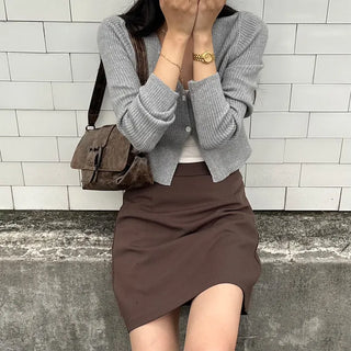 Basic mini skirt