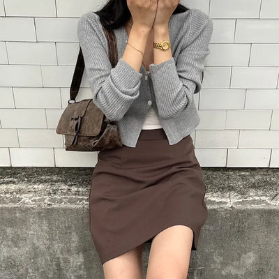 Basic mini skirt