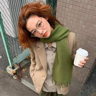 (Unisex) Colored Scarf