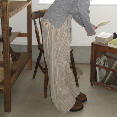 Striped Banding Pants