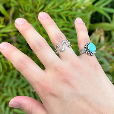 (Unisex) Wave Ring
