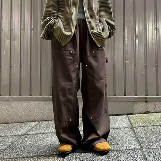 (Unisex) Double Knee Banding Pants