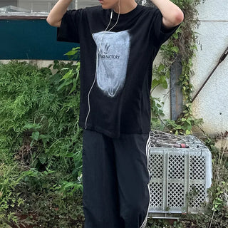 Spray graphic print T-shirt