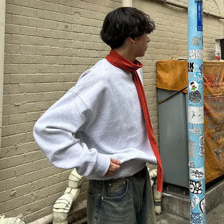 Oversized brushed sweatshirt