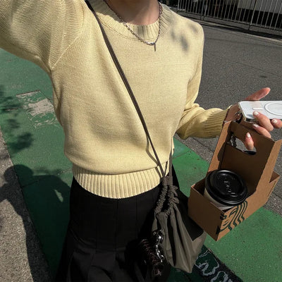 Cotton round knit