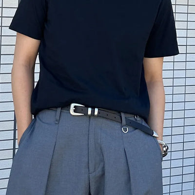 (Unisex) Minimalist Western Belt
