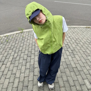 Weather Hooded Vest