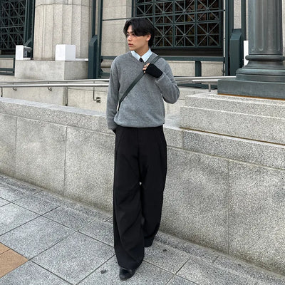 Cashmere V-neck knit