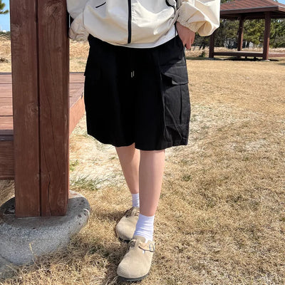 (Unisex) Twill Bermuda Cargo Pants