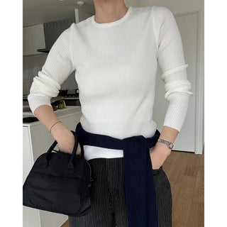 Simple ribbed round knit
