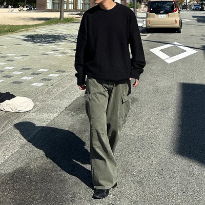 (Unisex) Deep Wash Cargo Pants
