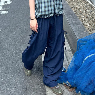 Side Ribbon Pocket Cozy Pants