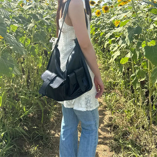 Two-pocket cross-body bag