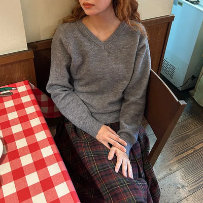 V-neck knitwear
