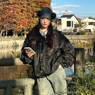 (Unisex) Camouflage Hooded Windbreaker
