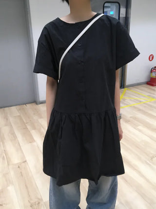 [4 colors] Frill dress
