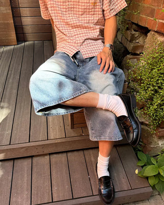[BEST 50] Denim Bermuda Shorts