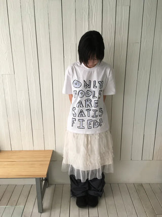 (3 colors) Ash Tiered Skirt