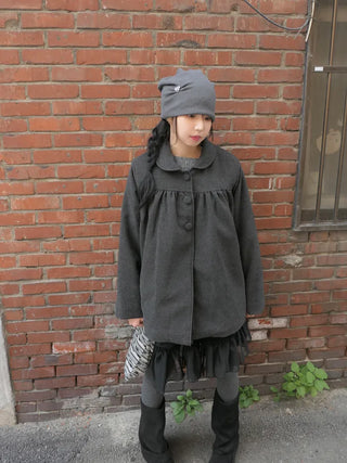 Balloon Big Button Coat