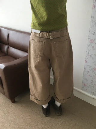 [2 colors] Bermuda shorts