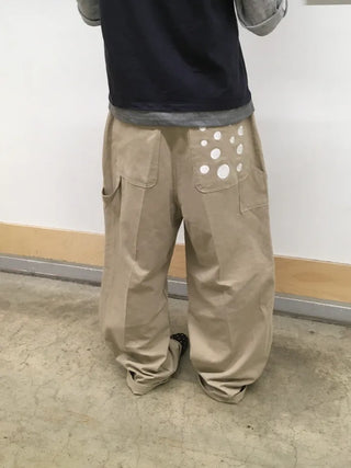[2 colors] Dot Pocket Pants
