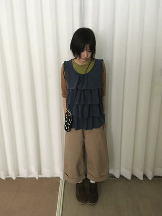 [2 colors] Bermuda shorts
