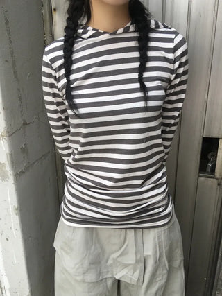 Striped Hooded Parka